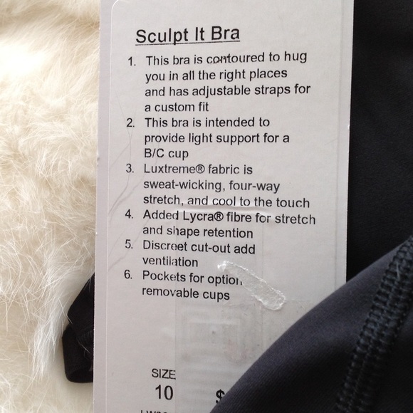 🚫SOLD OUT 🚫BRAND NEW Sculpt bra by Lululemon - Picture 4 of 4