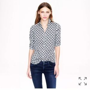 Jcrew perfect shirt in Foulard