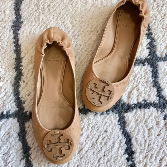 Nude Tory Butch Flats