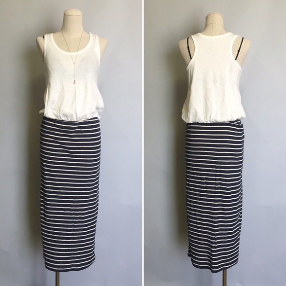 Dress with elastic waist