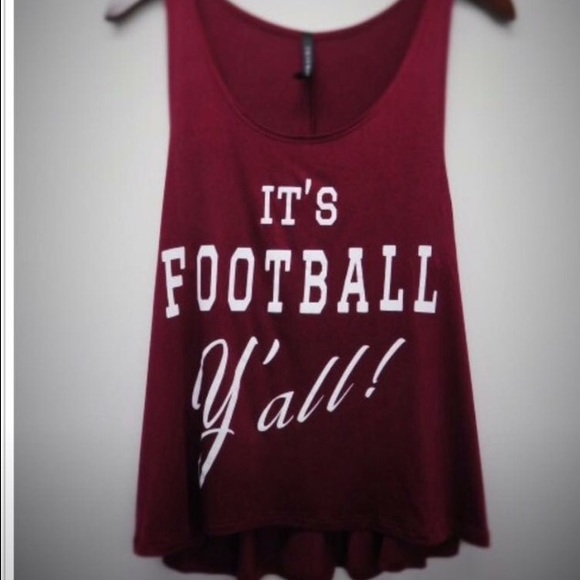 "IT'S FOOTBALL YALL" tank