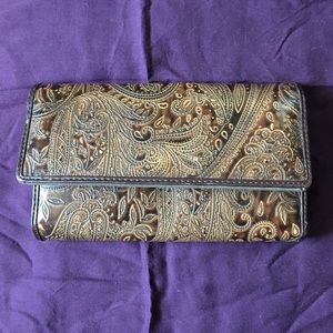 Boho Chocolate Clutch Wallet