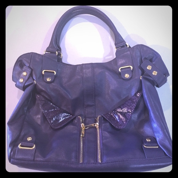 Clean purple purse
