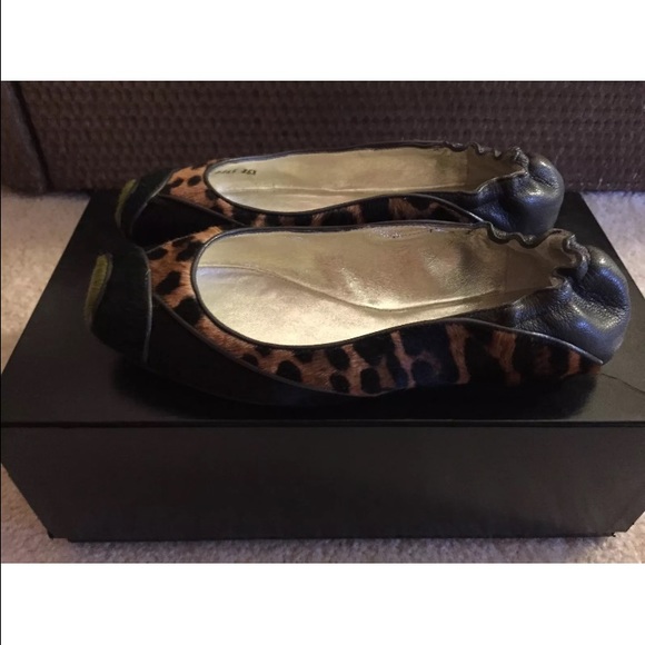 DOLCE & GABBANA: ANIMAL PRINT BALLET FLAT