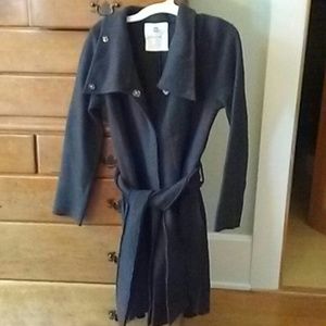 Anthropologie green wool coat by Sparrow