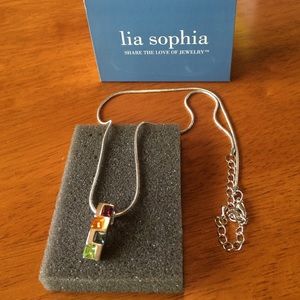 Four gemstone necklace