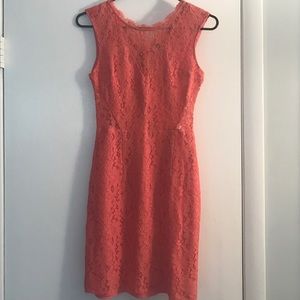 Dolce Vita Lace dress- Coral, size Small