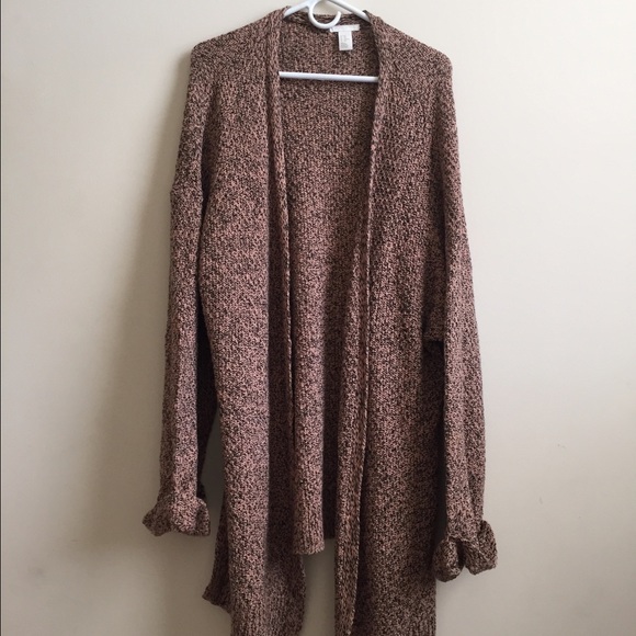 Loose knit cardigan