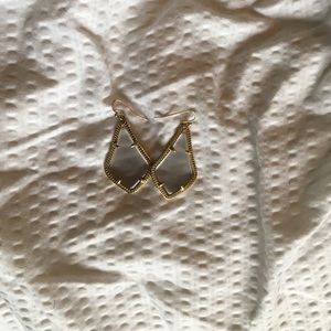 Kendra Scott drop earrings in slate stone