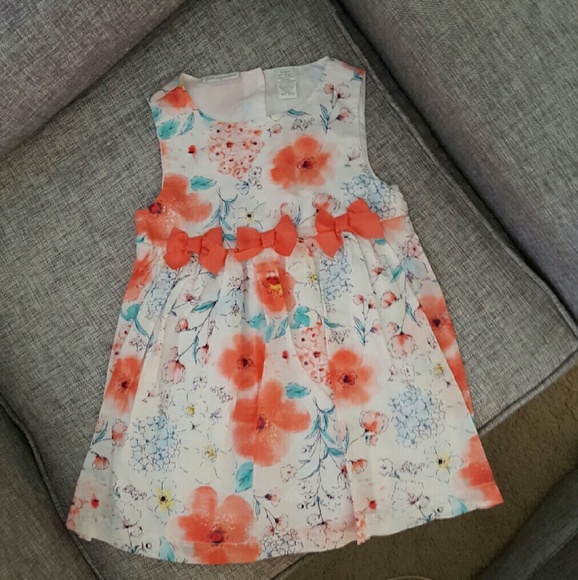 Floral cotton dress