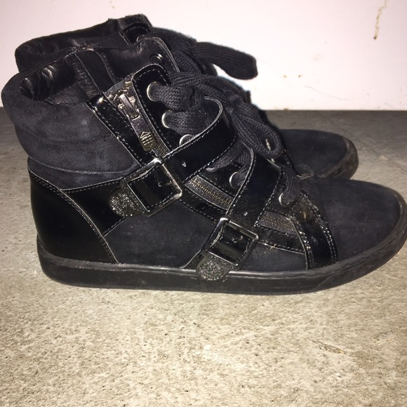 vince camuto high top sneakers