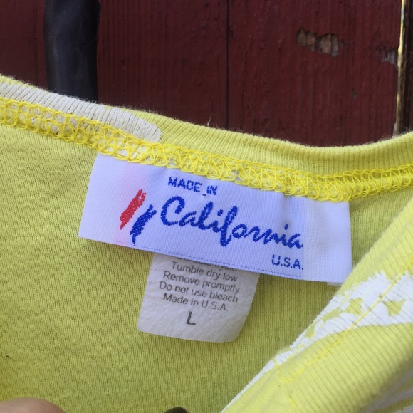 ❌sold❌ Vintage Yellow Skater Dress - Picture 3 of 4