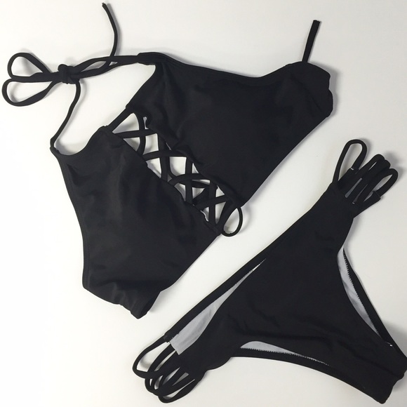 Black bikini set sw131 * - Picture 2 of 3