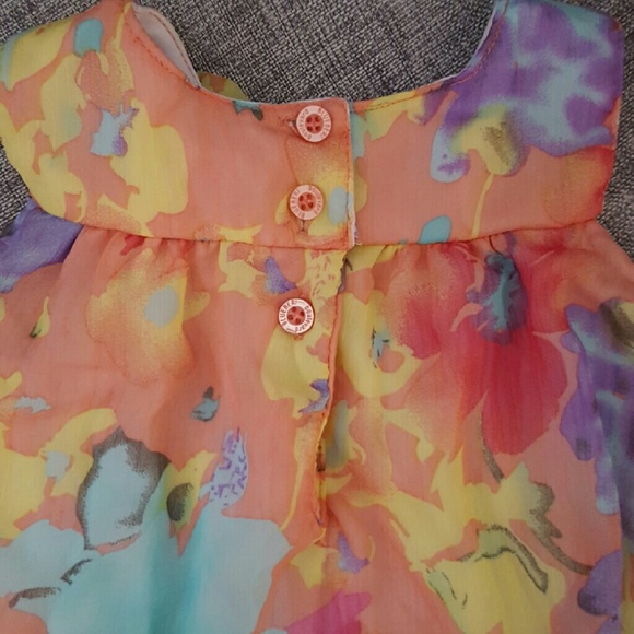 Infant flowy flower dress - Picture 2 of 2