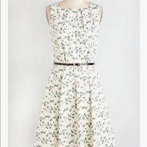 Modcloth Bird Print Dress