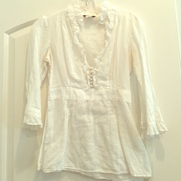 J Crew linen top