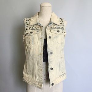 Free People denim vest