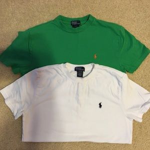 Boys Ralph Lauren tshirts excellent used condition