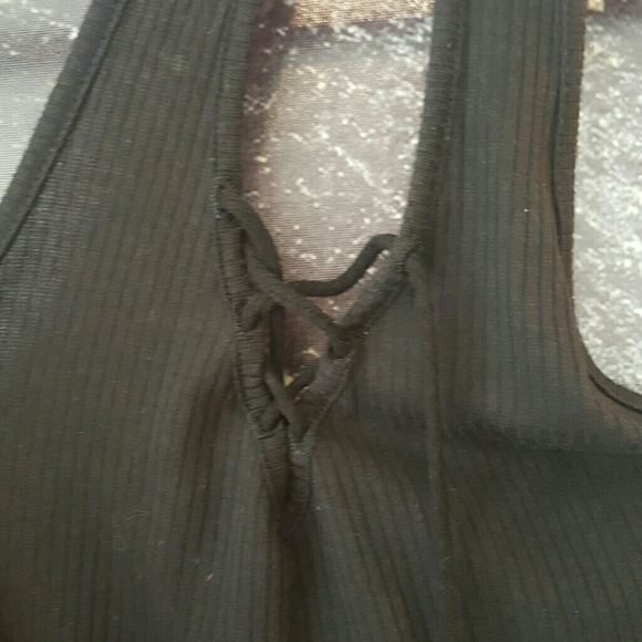 A black bodysuit  (runs small) - Picture 2 of 3