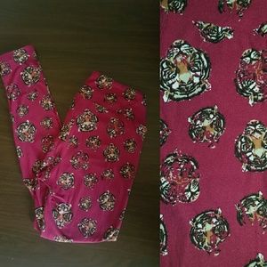 Unicorn OS lularoe tiger leggings