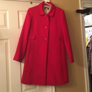 J crew red coat