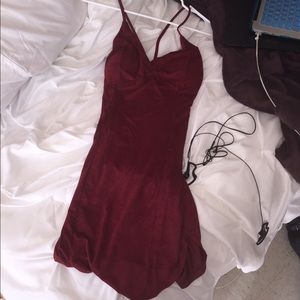 Red mini dress NWOT