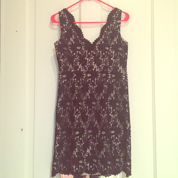 Ann Taylor Blue Lace Dress