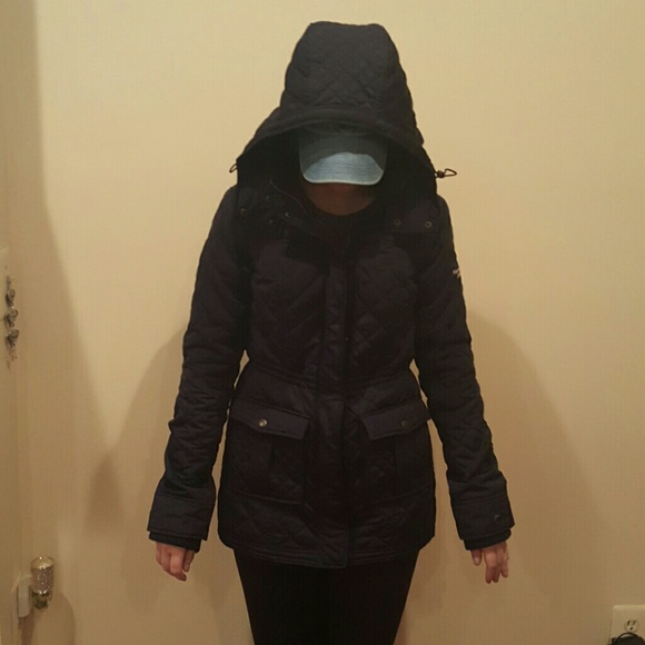 Quilted Abercrombie Winter Jacket with Hood - Picture 4 of 4