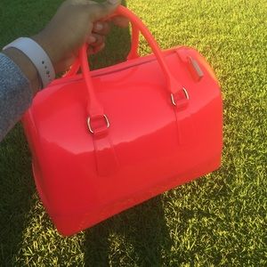 New Jelly Purse (HOT PINK) 💋💋💋 ONLY WORN ONCE!