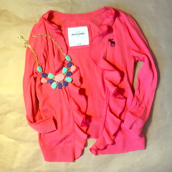 Abercrombie Kids Ruffle Cardigan