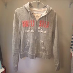 Hollister zip up hoodie