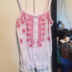 White garage tank top only worn once!