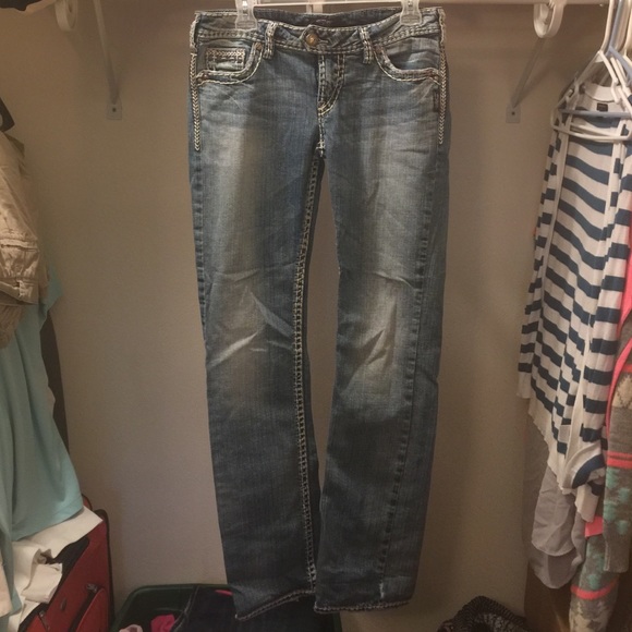 Silver jeans