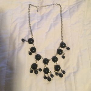 Bubble necklace silver chain