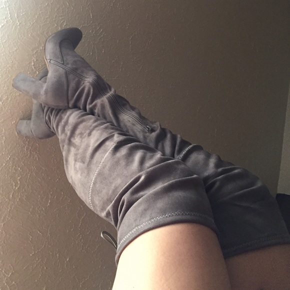 🏆HOST PICK🏆Over-the-Knee Boots gray - Picture 4 of 4