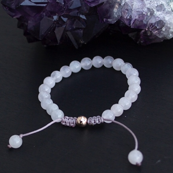 *SOLD* Rosy Maple Rose Quartz bracelet - Picture 2 of 3