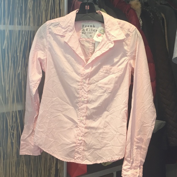 Frank & Eileen collared top