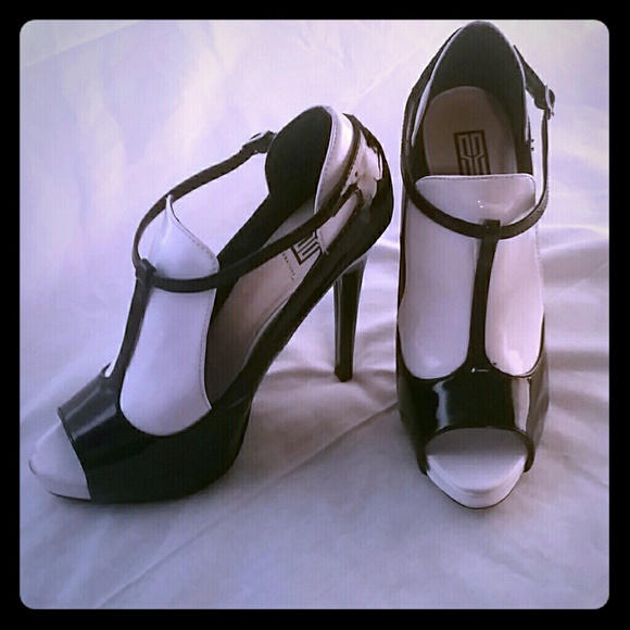 Black and White Heels
