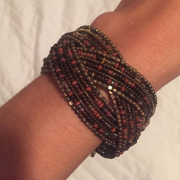 Beaded multicolored bracelet