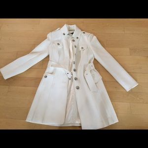 Winter white coat