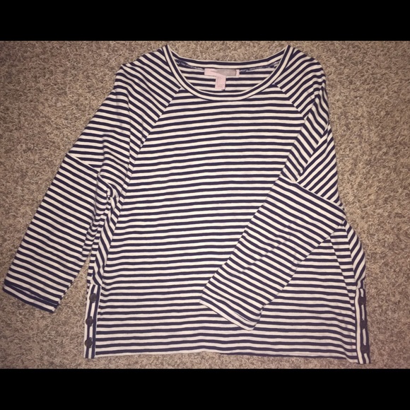 Boatneck Striped Mid Sleeve