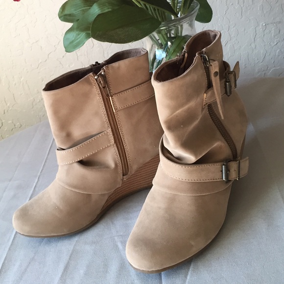 Wedge Ankle Booties