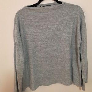 ZARA; Pale Blue/Grey casual sweater