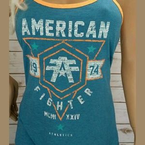 American Fighter Women's Racer Back Tank Top!!