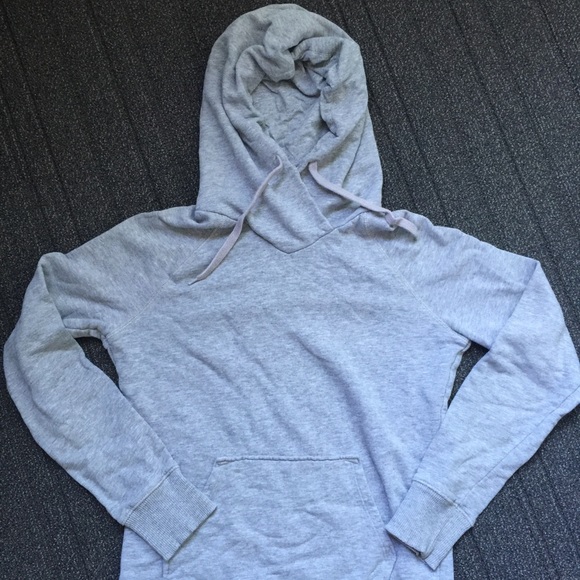 H&M Gray Hooded Pullover Sweatshirt Size 38 small