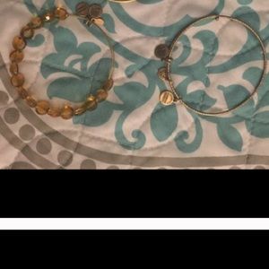 Alex and Ani Bronze bracelets