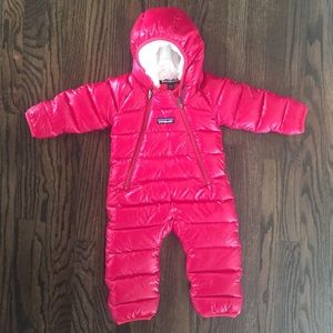 Patagonia infant snowsuit