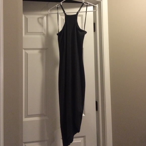 Express Gray Simple Dress