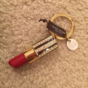 Henri Bendel lipstick keychain/key fob