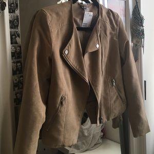 Tan Faux Suede jacket